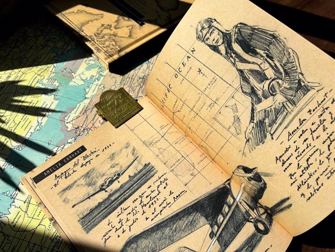 Interior del libro ‘El cuaderno ilustrado de los grandes viajes’