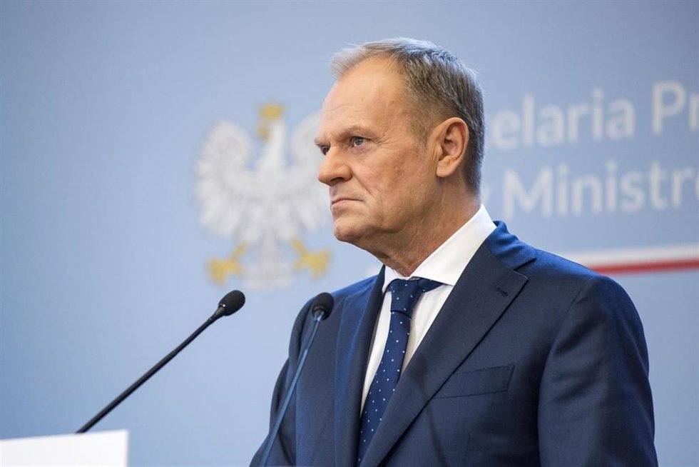 Archivo - El primer ministro de Polonia, Donald Tusk