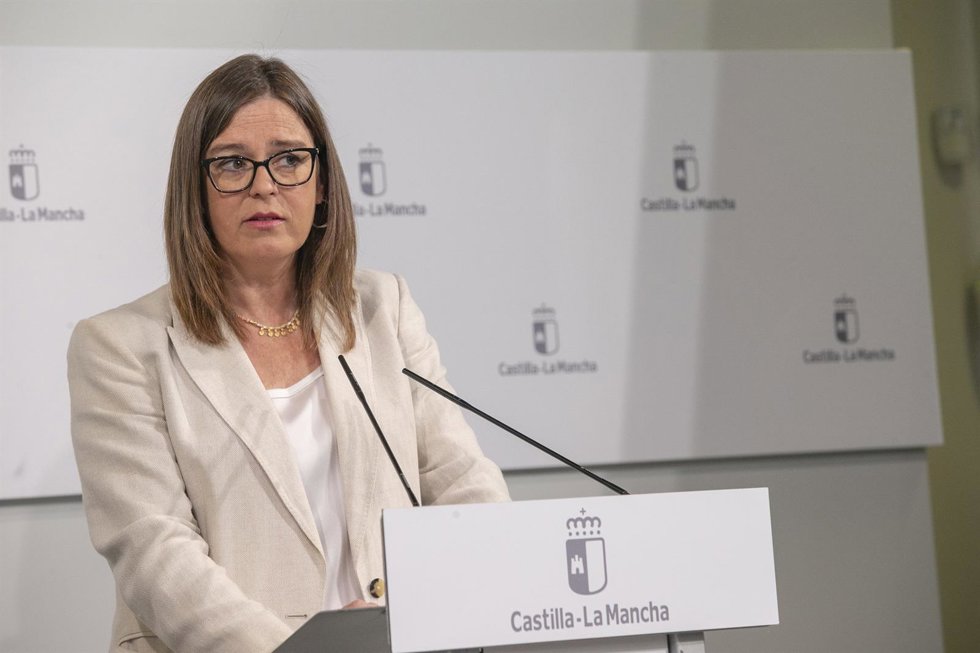 La consejera portavoz del Gobierno de Castilla-La Mancha, Esther Padilla