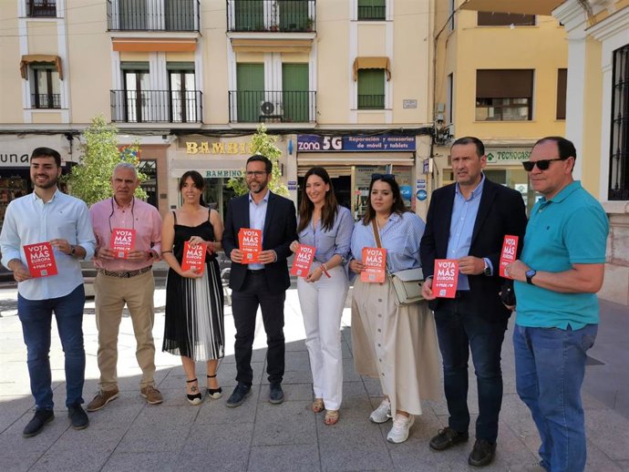 La diputada nacional del PSOE Mari Nieves Ramírez en un acto en Antequera