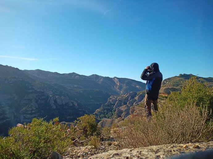 Vista del parc natural de la Serra del Montsant (Tarragona)