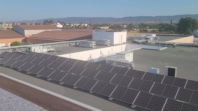 Placas solares en el Hospital de Andújar