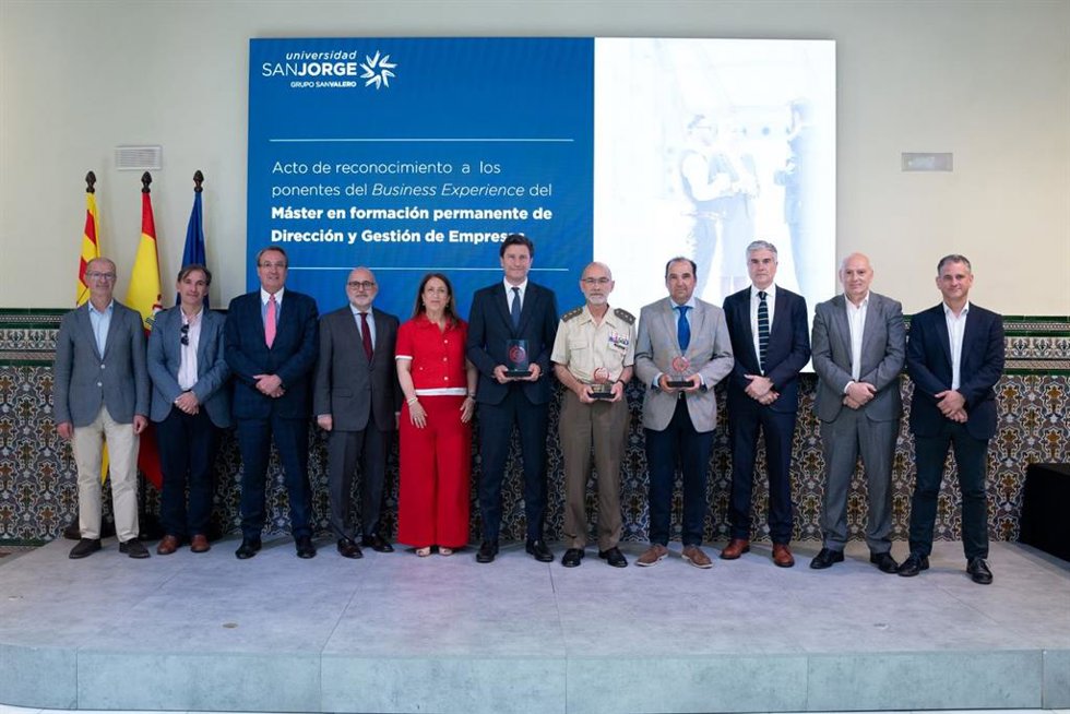 La Universidad San Jorge (USJ) reúne a empresas e instituciones referentes por su colaboración en el máster en Dirección y Gestión de Empresas.