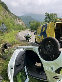 Imagen del accidente.