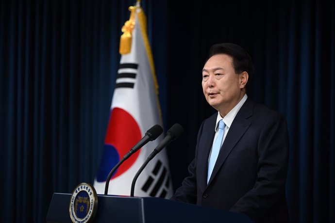 Archivo - El presidente de Corea del Sur, Yoon Suk Yeol