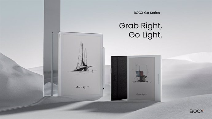 Las nuevas tabletas de la serie Boox Go.