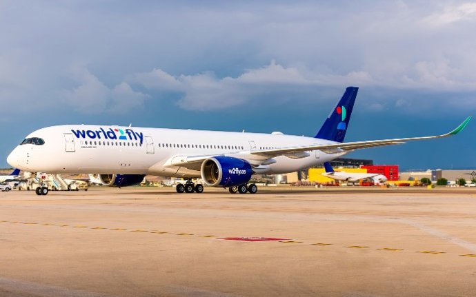 Archivo - World2Fly recibe el nuevo A350  