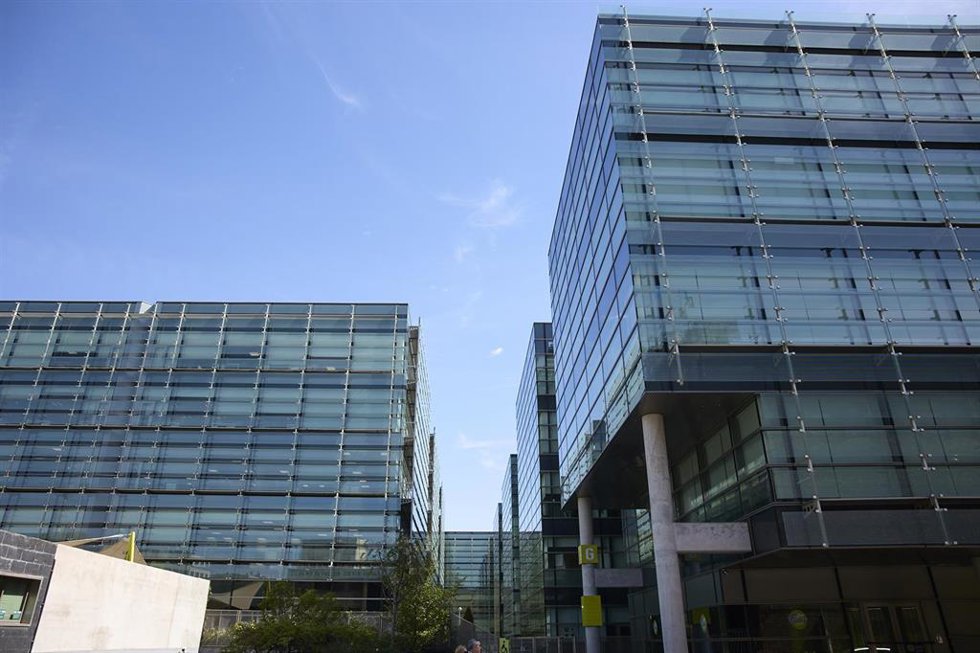 Archivo - Edificio de la sede de Ezentis en Madrid, a 2 de septiembre de 2022, en Madrid (España). 