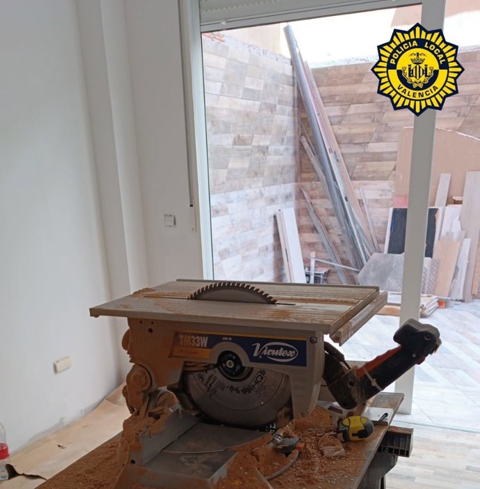 Imagen de una máquina en el local inspeccionado