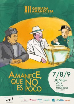 Cartel de la Quedada Amanecista.