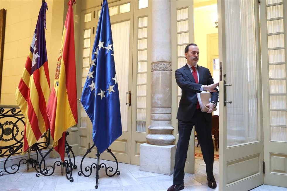 Archivo - El presidente del Parlament, Gabriel Le Senne.