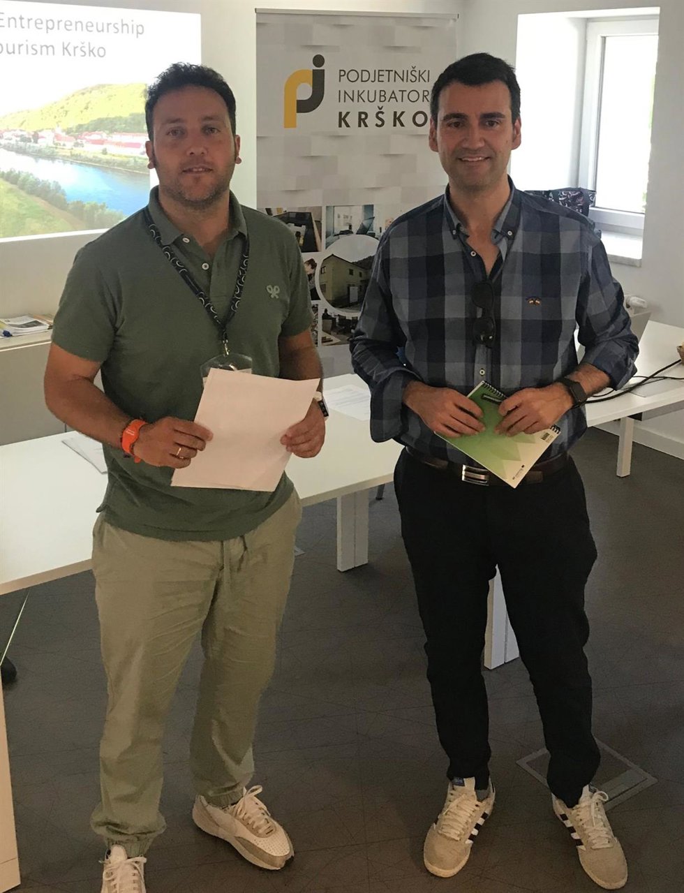 Rafael San José (i) y David Esteban.