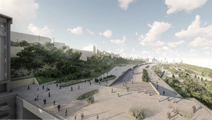 Infografía ordenación ferroviaria Santander