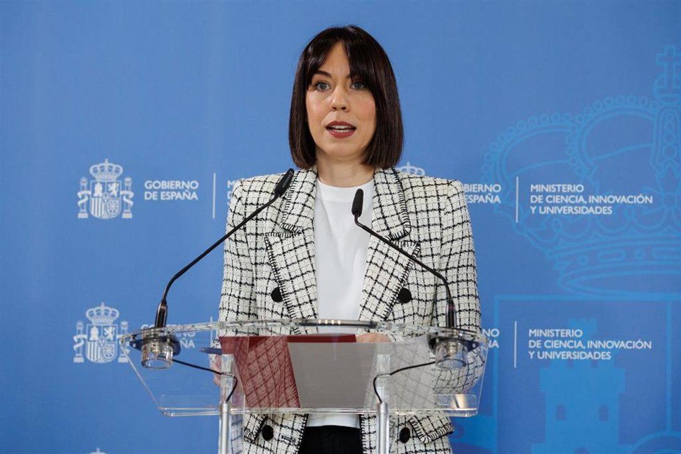 La ministra de Ciencia, Innovación y Universidades, Diana Morant  
