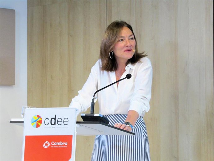 La presidenta del Observatorio Mujer Emepresa Economía (Odee) de la Cámara de Barcelona, Marta Angerri