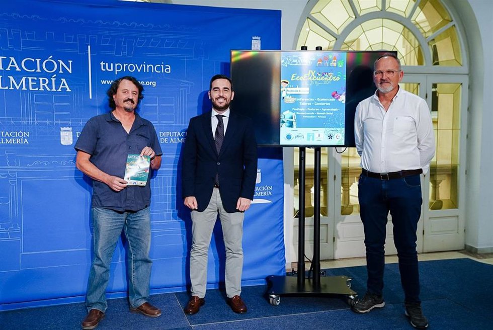 Presentación de la nueva edición del Ecoencuentro de Almócita (Almería).