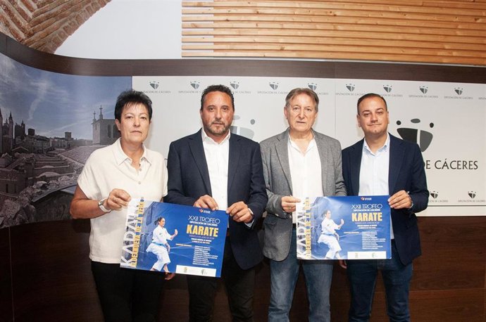 Presentación del XXII Trofeo Diputación de Cáceres de Kárate