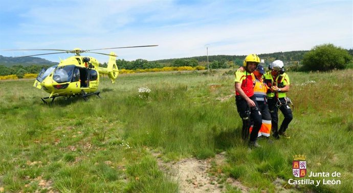 Simulacro de rotura en la presa de Villagatón (León)