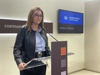 Gaspar (PP) acusa al PSOE de generar "miedo e incertidumbre" con "bulos y mantras" sobre la educación en Aragón