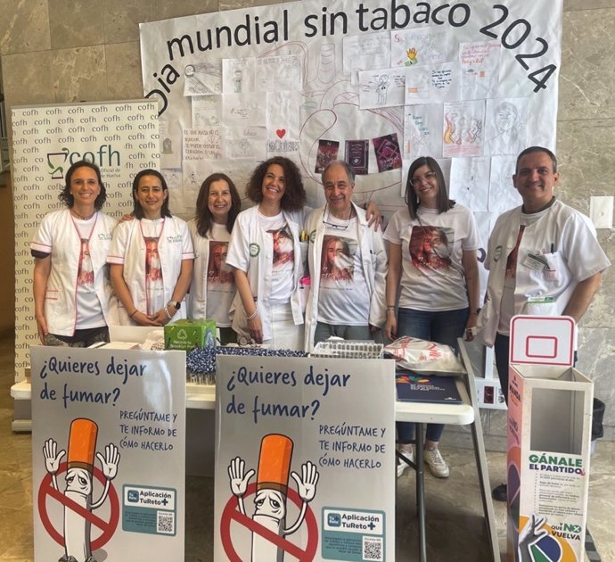 El centro de salud Huelva-Centro (Casa del Mar), ubicado en la capital y perteneciente al Distrito de Atención Primaria Huelva-Costa, ha participado un año más en la Semana Sin Humo.