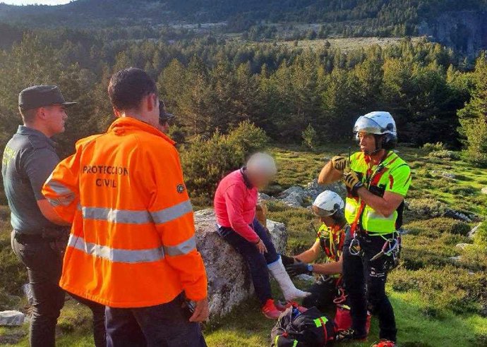Auxiliada una persona de 73 años en la Laguna Helada de Covaleda (Soria).