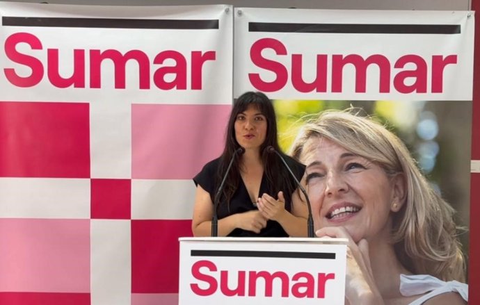 La secretaria de Organización de Izquierda Unida en Huelva, Ana Delgado.