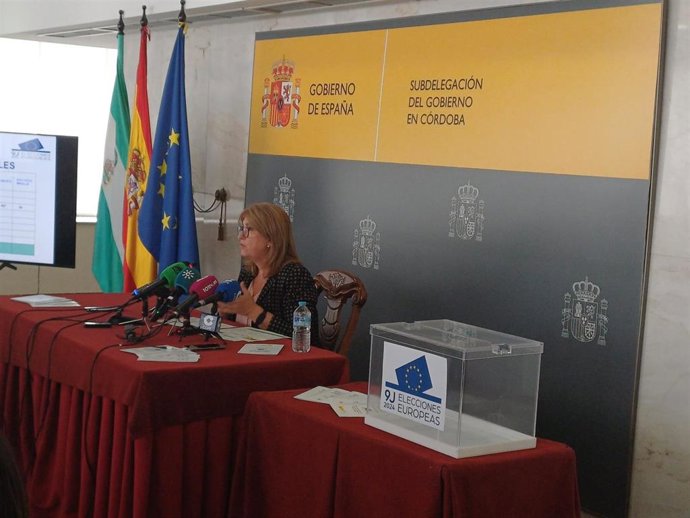 La subdelegada del Gobierno en la provincia de Córdoba, Ana López, presenta el dispositivo para el 9J.