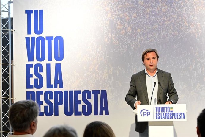 El secretario general y director de campaña del PP de Andalucía, Antonio Repullo.