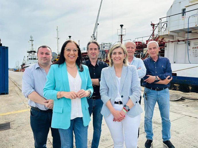 La presidenta de Vox Castellón, presidenta de Les Corts Valencianes y candidata a las elecciones al Parlamento Europeo, Llanos Massó, en un acto en Borriana (Castellón)
