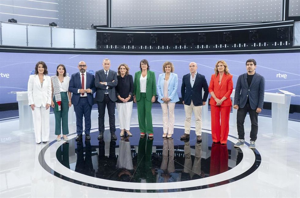 (I-D) Los candidatos para las elecciones europeas