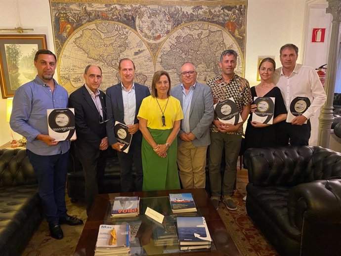 El conseller Juan Manuel Lafuente, en la presentación del libro en Madrid.