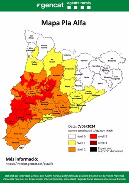 Plànol del Pla Alfa