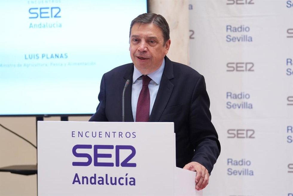 El ministro de Agricultura, Luis Planas, en los Encuentros SER Andalucía.