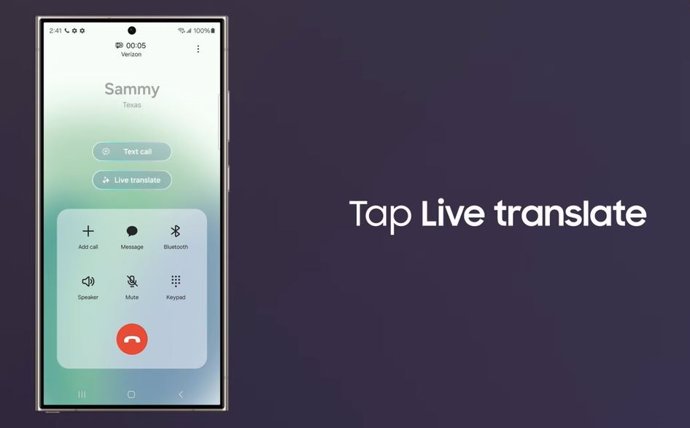 Samsung llevará la función Live Translate a aplicaciones de terceros que admitan llamadas de voz