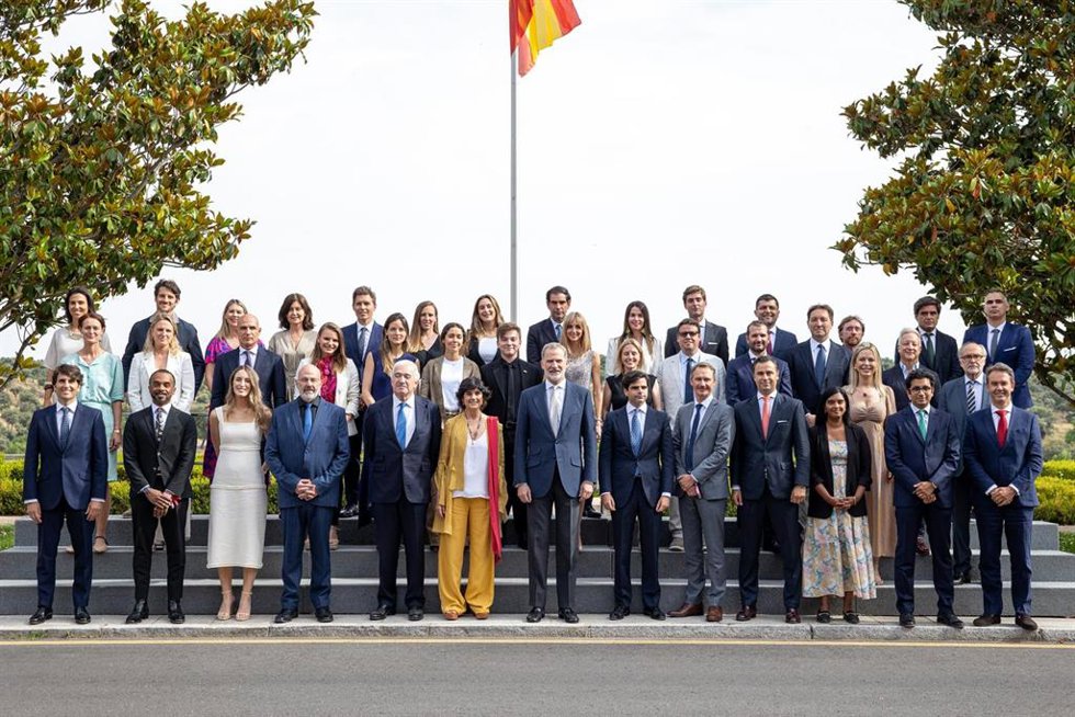 El Rey Felipe VI recibe en audiencia a una representación de South Summit Madrid 2024