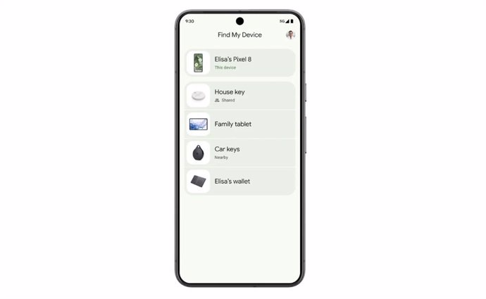 Aplicación Encontrar mi dispositivo de Google.