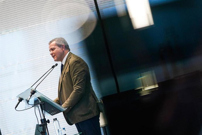 El consejero de Vivienda, Transportes e Infraestructuras de la Comunidad de Madrid, Jorge Rodrigo