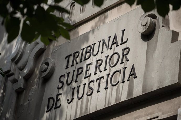 Fachada del Tribunal Superior de Justicia el día en el que la pareja de la presidenta de la Comunidad de Madrid acude para comparecer, a 22 de mayo de 2024, en Madrid (España).  