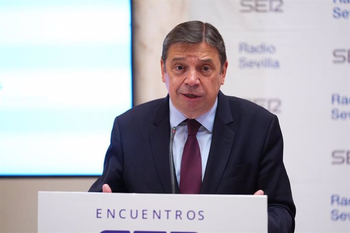 El ministro de Agricultura, Pesca y Alimentación, Luis Planas interviene en el foro "Encuentros SER", a 7 de junio de 2024.