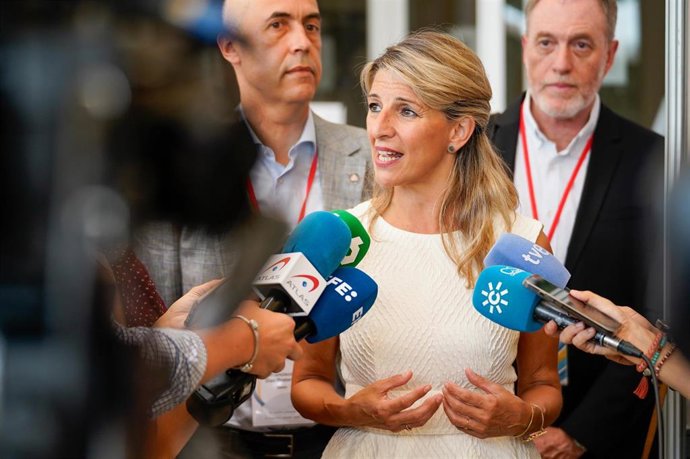 La vicepresidenta segunda del Gobierno y ministra de Trabajo y Economía Social, Yolanda Díaz,