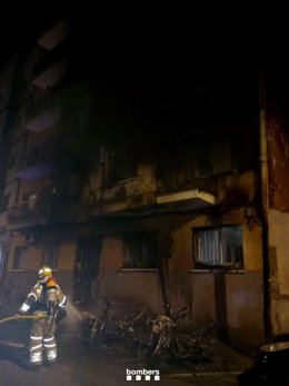 Imagen de uno de los incendios