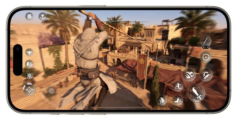 Fotograma de Assassin's Creed en iPhone