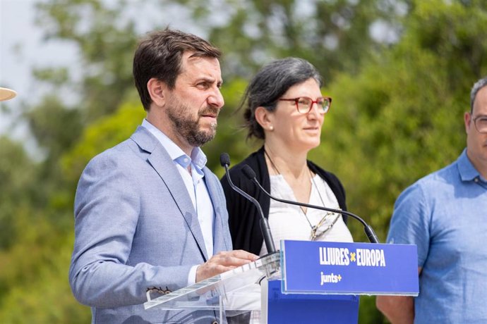 El cabeza de lista de Junts a las elecciones europeas, Toni Comín