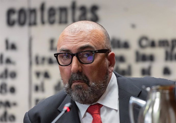 Archivo - El exasesor del exministro José Luis Ábalos, Koldo García, comparece en la Comisión del Senado sobre la investigación de las mascarillas durante el COVID-19 