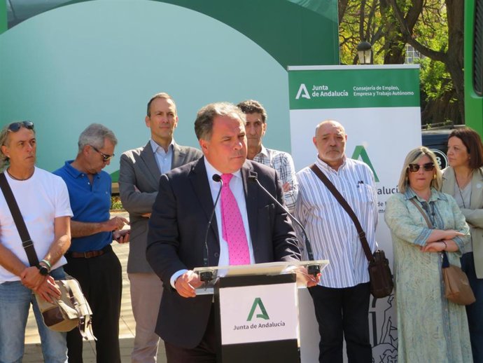 El Delegado De Empleo, Empresa Y Trabajo Autónomo, Juan Carlos Duarte.