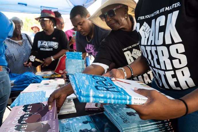 Archivo - Imagen de archivo de un mitin de la NAACP en Florida (EEUU) 