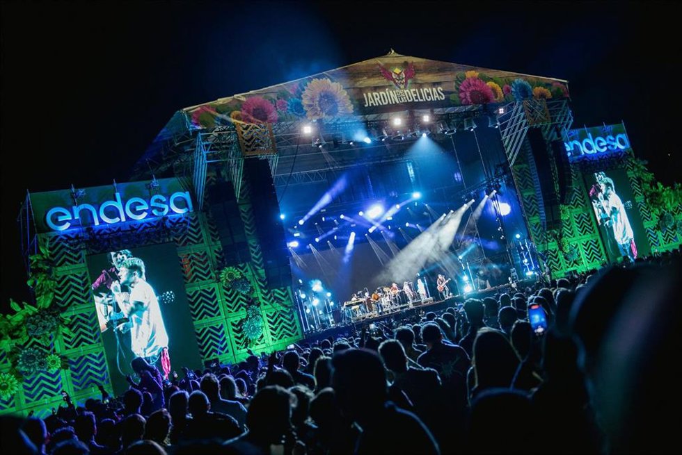 Concierto en el Festival de las Delicias de Madrid en 2023.