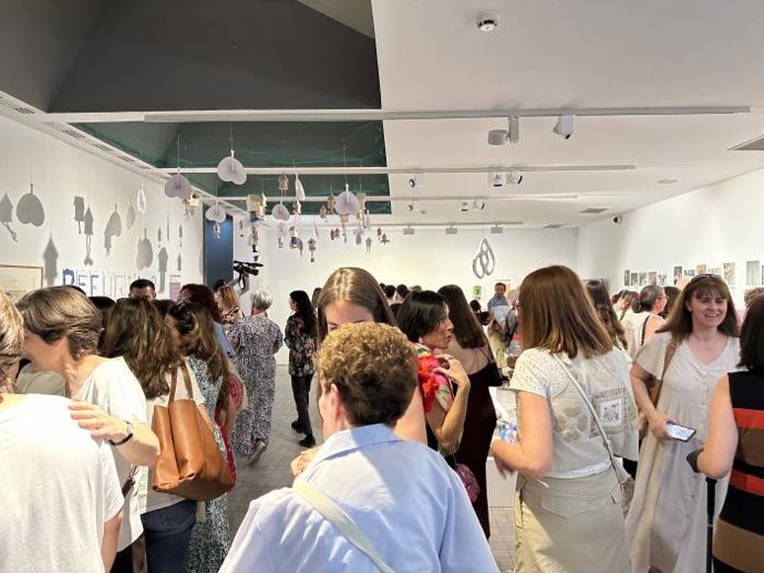 Inauguración de la exposición Mi refugio en el IAACC Pablo Serrano.