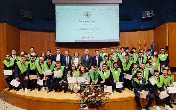 Primera promoción del Grado de Ciencias del Deporte del Campus de Soria