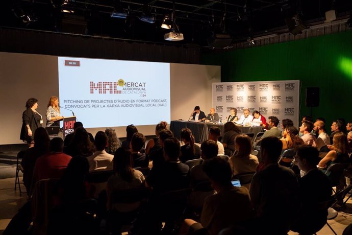 La Xarxa Audiovisual Local (XAL) y Radiotelevisión Española (RTVE) anuncian los proyectos seleccionados en el 'pitching' de la 25 edición del Mercat Audiovisual de Catalunya (MAC), celebrada el 5 de junio en Granollers (Barcelona)